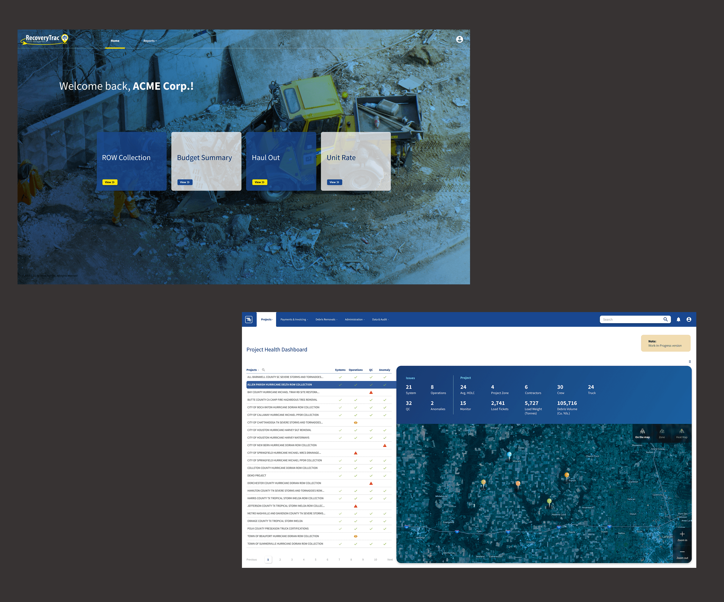 Disaster recovery platform — outcome and reporting visibility